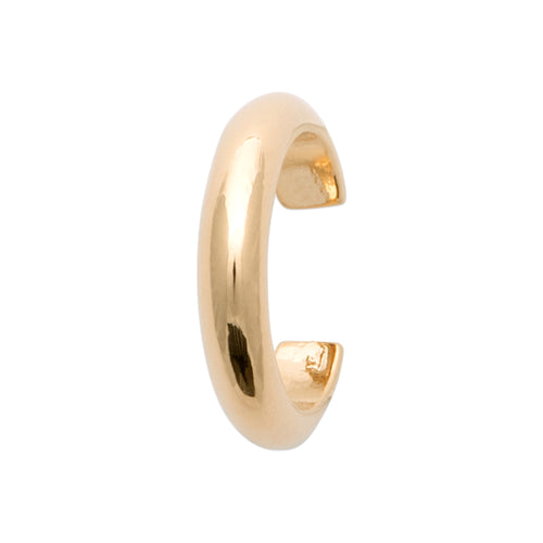 Bague d’oreille lisse Skiros en plaqué or 3 microns