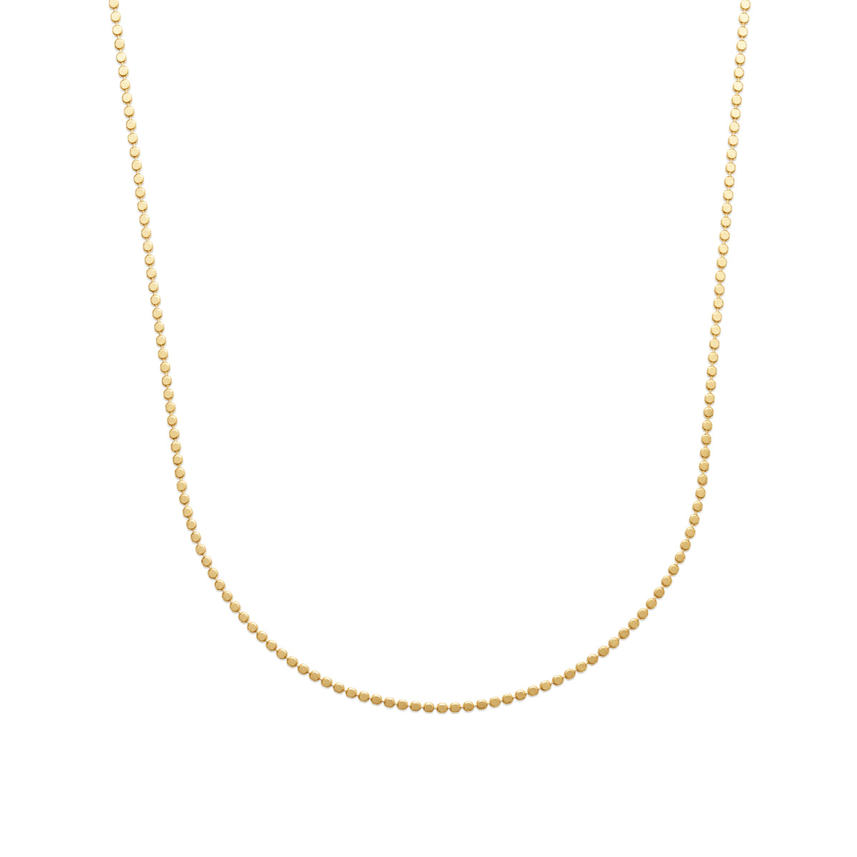 Collier Wallis plaqué or 3 microns petites pièces
